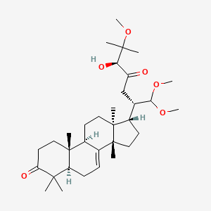 molecular formula C33H54O6 B570068 Aphagranin A CAS No. 1318173-53-3