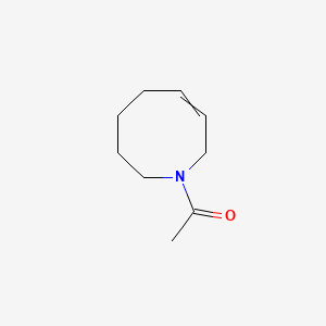 molecular formula C9H15NO B570078 1-(3,4,5,8-Tetrahydroazocin-1(2H)-yl)ethan-1-one CAS No. 119554-69-7