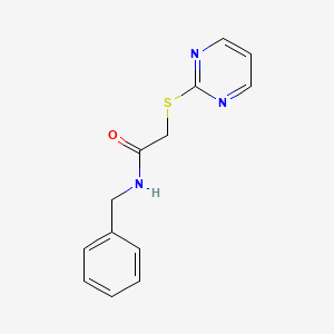 molecular formula C13H13N3OS B5700831 N-benzyl-2-(2-pyrimidinylthio)acetamide 