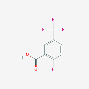 molecular formula C8H4F4O2 B057009 2-氟-5-(三氟甲基)苯甲酸 CAS No. 115029-23-7