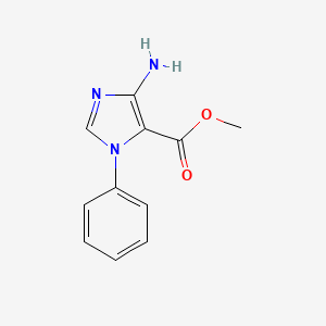 molecular formula C11H11N3O2 B5700960 Methyl 5-amino-3-phenylimidazole-4-carboxylate 