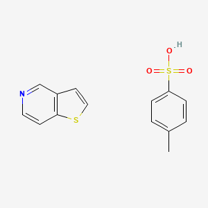 molecular formula C14H13NO3S2 B570105 Thieno[3,2-c]pyridine 4-Methylbenzenesulfonate CAS No. 153075-10-6