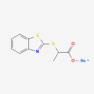 2-(Benzothiazol-2-ylthio)propionic acid sodium salt
