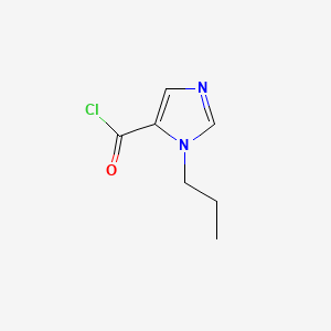 1-Propyl-1H-imidazole-5-carbonyl chloride