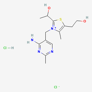 molecular formula C14H22Cl2N4O2S B570118 Hydroxyethylthiamine hydrochloride CAS No. 14707-32-5