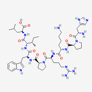 molecular formula C51H79N15O9 B570122 Xenin 8 