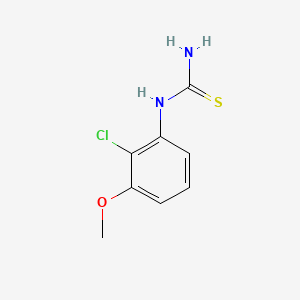 molecular formula C8H9ClN2OS B570130 N-(2-Chloro-3-methoxyphenyl)thiourea CAS No. 113206-05-6