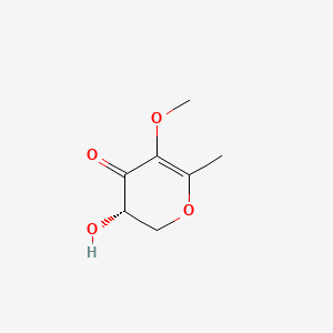 molecular formula C7H10O4 B570133 Streptopyrone CAS No. 121043-40-1