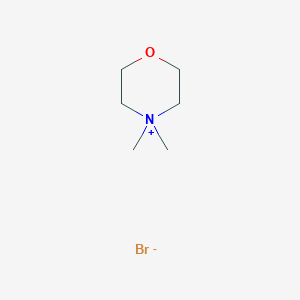 molecular formula C6H14BrNO B057014 4,4-dimethylmorpholin-4-ium;bromide CAS No. 40968-70-5
