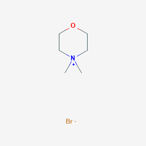 molecular formula C6H14BrNO B057014 Morpholinium, 4,4-dimethyl-, bromide (1:1) CAS No. 40968-70-5