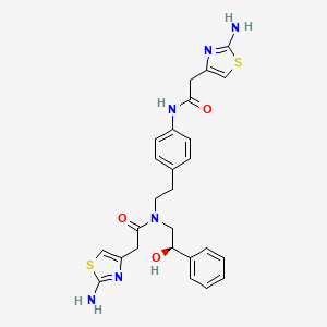 molecular formula C26H28N6O3S2 B570141 Mirabegron Impurity 4 CAS No. 1684452-83-2
