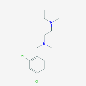 molecular formula C14H22Cl2N2 B5701411 N-[(2,4-dichlorophenyl)methyl]-N',N'-diethyl-N-methylethane-1,2-diamine 