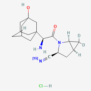 Saxagliptin-15N,D2 Hydrochloride