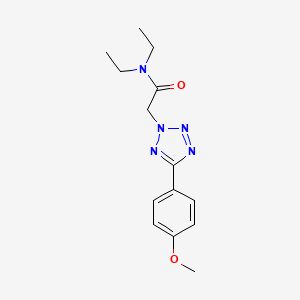 molecular formula C14H19N5O2 B5701439 N,N-DIETHYL-2-[5-(4-METHOXYPHENYL)-2H-1,2,3,4-TETRAZOL-2-YL]ACETAMIDE 