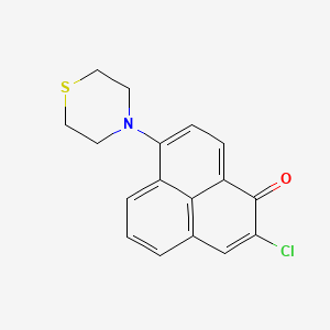 molecular formula C17H14ClNOS B5701660 2-Chloro-7-thiomorpholin-4-ylphenalen-1-one 