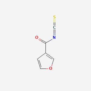 molecular formula C6H3NO2S B570173 3-Furancarbonylisothiocyanate CAS No. 115156-71-3