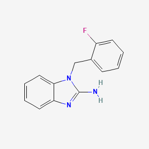 molecular formula C14H12FN3 B5701818 1-(2-Fluorobenzyl)-1H-benzoimidazol-2-ylamine 