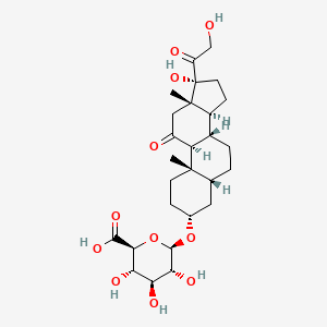 molecular formula C27H40O11 B570182 Tetrahydrocortisone 3-Glucuronide CAS No. 26312-91-4