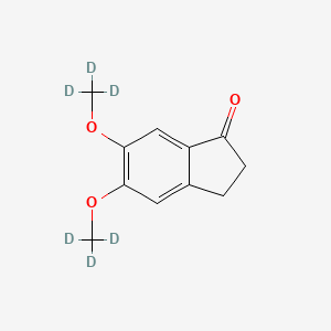 molecular formula C11H12O3 B570183 5,6-Di(meth-d3-oxy)-1-indanone CAS No. 1228550-13-7