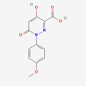 4-Hydroxy-1-(4-methoxyphenyl)-6-oxo-1,6-dihydropyridazine-3-carboxylic acid
