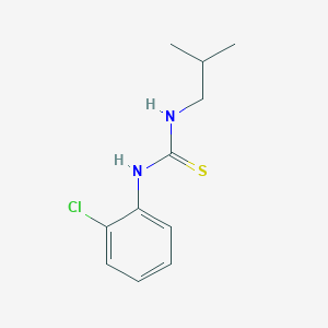 molecular formula C11H15ClN2S B5701855 1-(2-Chlorophenyl)-3-(2-methylpropyl)thiourea 