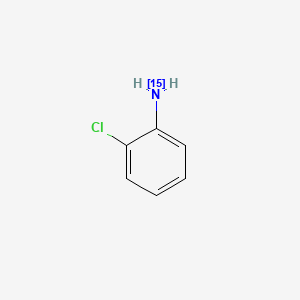 molecular formula C6H6ClN B570188 2-Chloroaniline-15N CAS No. 36238-55-8