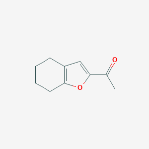 molecular formula C10H12O2 B057019 1-(4,5,6,7-Tetrahydrobenzofuran-2-yl)ethanone CAS No. 120085-89-4