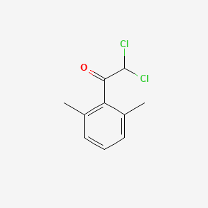 molecular formula C10H10Cl2O B570191 2,2-Dichloro-1-(2,6-dimethylphenyl)ethanone CAS No. 113337-40-9