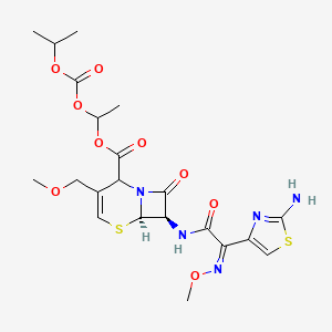 molecular formula C21H27N5O9S2 B570196 2-Cefpodoxime Proxetil CAS No. 339528-86-8