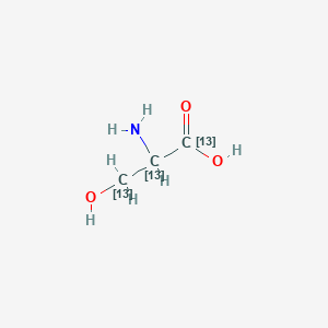 molecular formula C3H7NO3 B570202 L-丝氨酸-13C3 CAS No. 201595-68-8