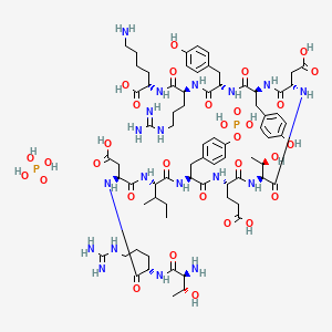 molecular formula C72H111N19O31P2 B570208 Protein tyrosine phosphatase substrate (monophosphorylated) CAS No. 117872-62-5
