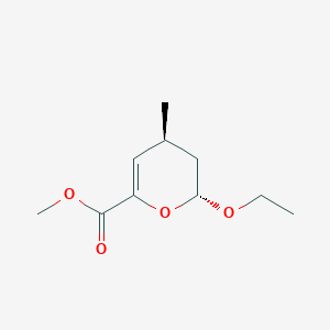 2H-Pyran-6-carboxylicacid,2-ethoxy-3,4-dihydro-4-methyl-,methylester,trans-(9CI)