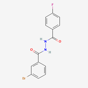 3-bromo-N'-(4-fluorobenzoyl)benzohydrazide