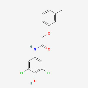 N-(3,5-dichloro-4-hydroxyphenyl)-2-(3-methylphenoxy)acetamide