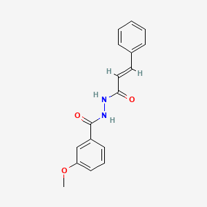 N'-cinnamoyl-3-methoxybenzohydrazide