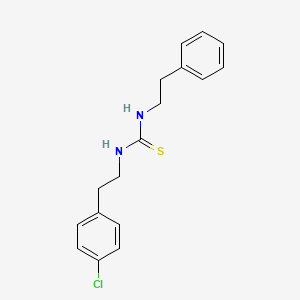 molecular formula C17H19ClN2S B5702368 N-(4-CHLOROPHENETHYL)-N'-PHENETHYLTHIOUREA 