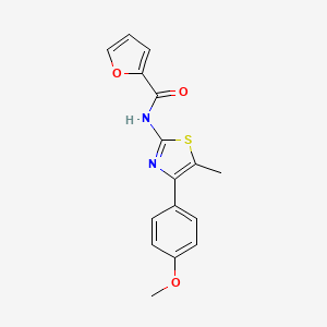 N-[4-(4-methoxyphenyl)-5-methyl-1,3-thiazol-2-yl]-2-furamide