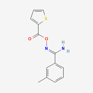 3-methyl-N'-[(2-thienylcarbonyl)oxy]benzenecarboximidamide
