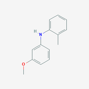 molecular formula C14H15NO B5702419 N-(3-methoxyphenyl)-2-methylaniline CAS No. 107456-48-4