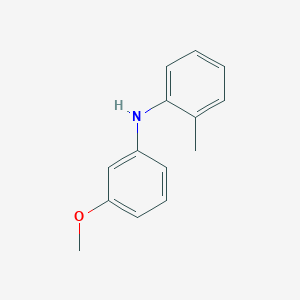 molecular formula C14H15NO B5702419 (3-methoxyphenyl)(2-methylphenyl)amine CAS No. 107456-48-4