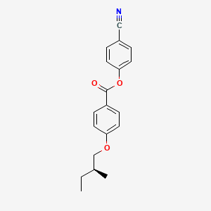 4-[(S)-2-Methylbutoxy]benzoic acid 4-cyanophenyl ester