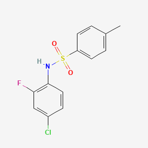 N-(4-chloro-2-fluorophenyl)-4-methylbenzenesulfonamide