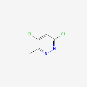 molecular formula C5H4Cl2N2 B570256 4,6-Dichloro-3-methylpyridazine CAS No. 68240-43-7