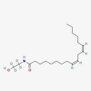 molecular formula C20H37NO2 B570264 N-Linoleoylethanolamine-d4 CAS No. 1451194-69-6