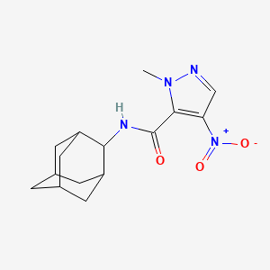 molecular formula C15H20N4O3 B5702653 N-(2-ADAMANTYL)-1-METHYL-4-NITRO-1H-PYRAZOLE-5-CARBOXAMIDE 