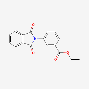 molecular formula C17H13NO4 B5702862 Ethyl 3-(1,3-dioxoisoindol-2-yl)benzoate CAS No. 5650-37-3
