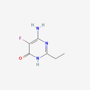6-amino-2-ethyl-5-fluoropyrimidin-4(1H)-one