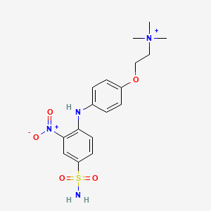 Ethanaminium,2-[4-[[4-(aminosulfonyl)-2-nitrophenyl]amino]phenoxy]-n,n,n-trimethyl-