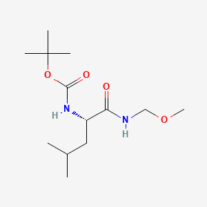 (S)-N-methyl-N-methoxy-2-(tert-butoxycarbonylamino)-4-methylpentanamide