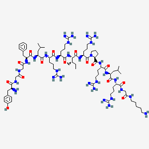 molecular formula C82H141N31O15 B570313 Dakli CAS No. 118428-10-7